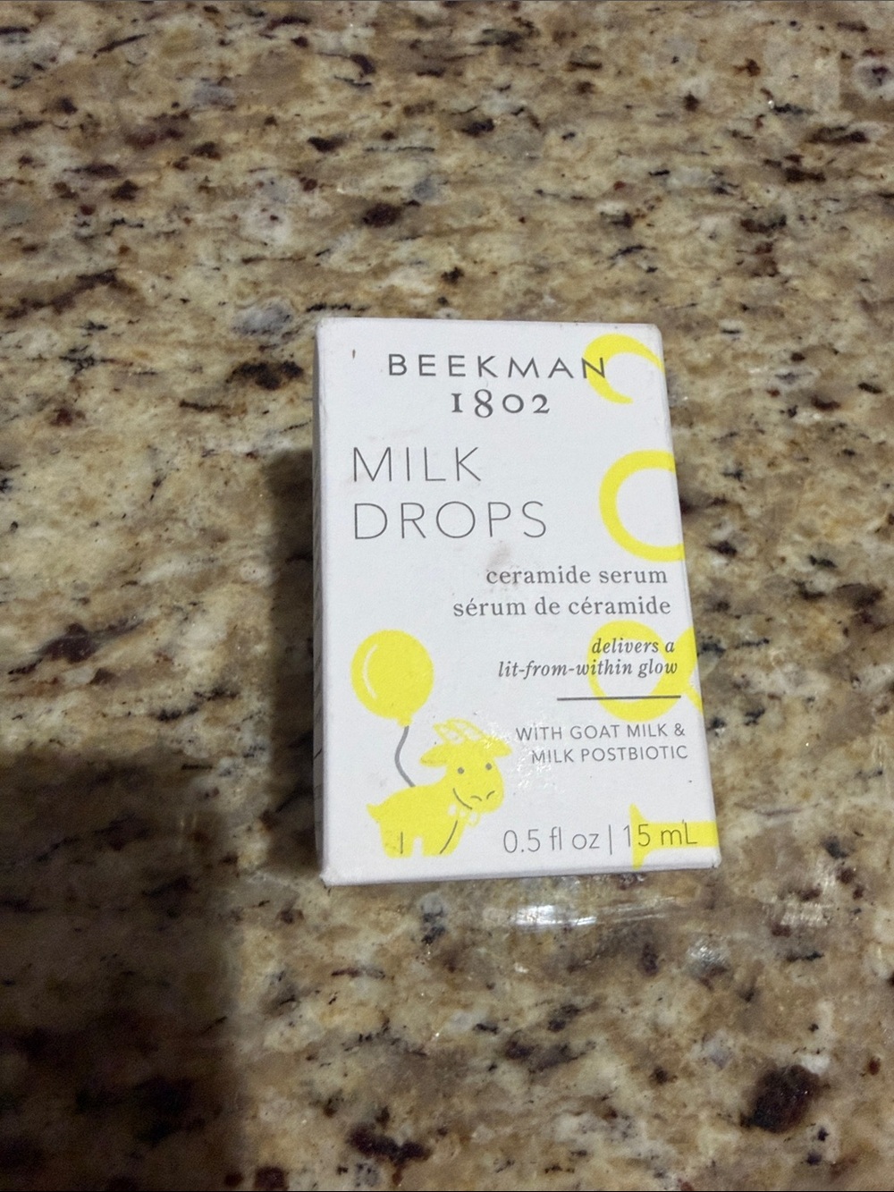 Beekman 1802 Milk Drops Ceramide Serum - Yellow Accents
